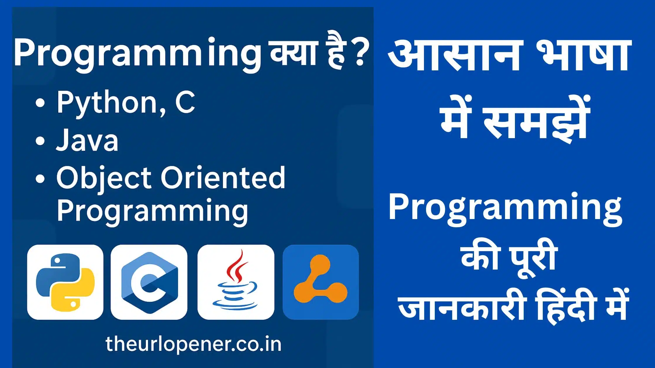 Programming क्या है? Python, C, Java और Object